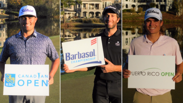 Con tres cupos asegurados para torneos del PGA Tour cerró el LOCALiQ Series