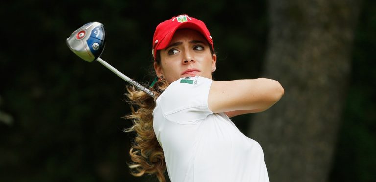 Gaby López marcha 4ª en un rudo AIG Women´s Open