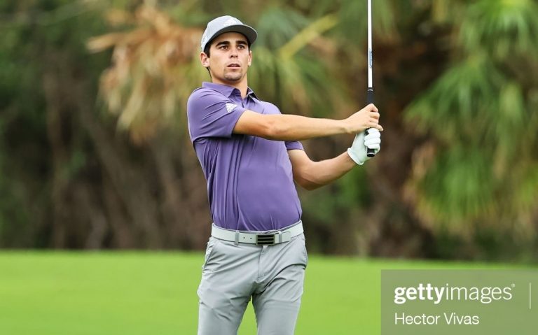 Gran reacción de Joaco lo deja puntero del Mayakoba Golf Classic