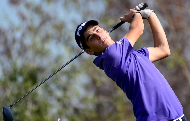 Gran reacción de Joaco Niemann en el moving day del Wyndham Championship