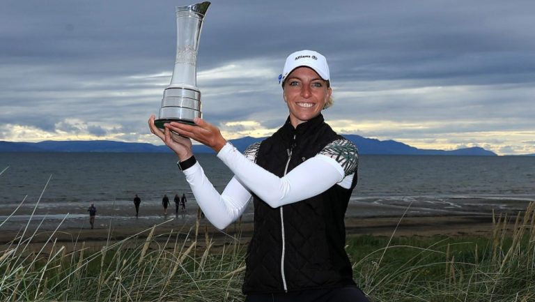 Sophia Popov, la “caddie” que se llevó el título en el AIG Women´s Open