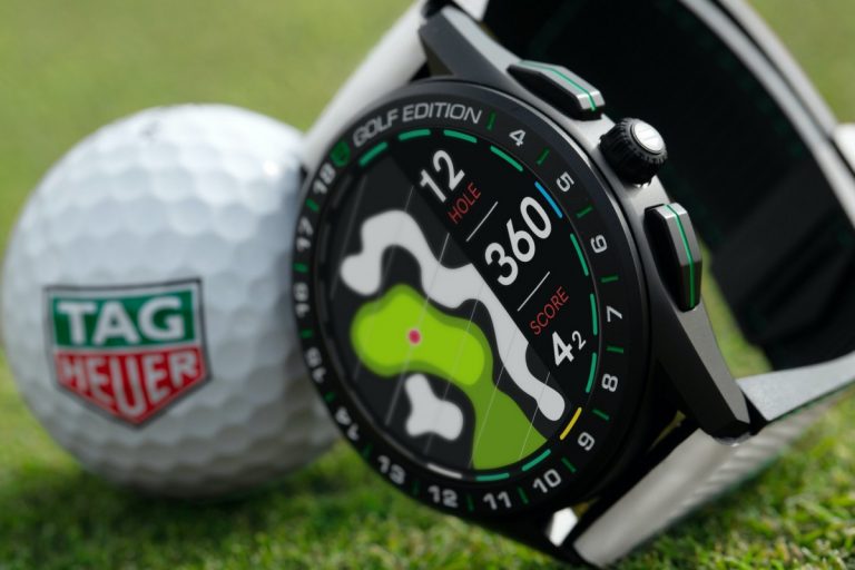El espectacular reloj inteligente de golf que lanzó Tag Heuer