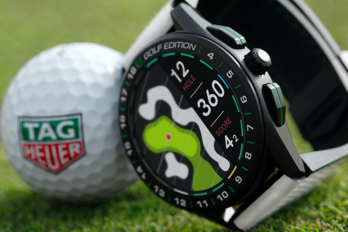 El espectacular reloj inteligente de golf que lanzó Tag Heuer