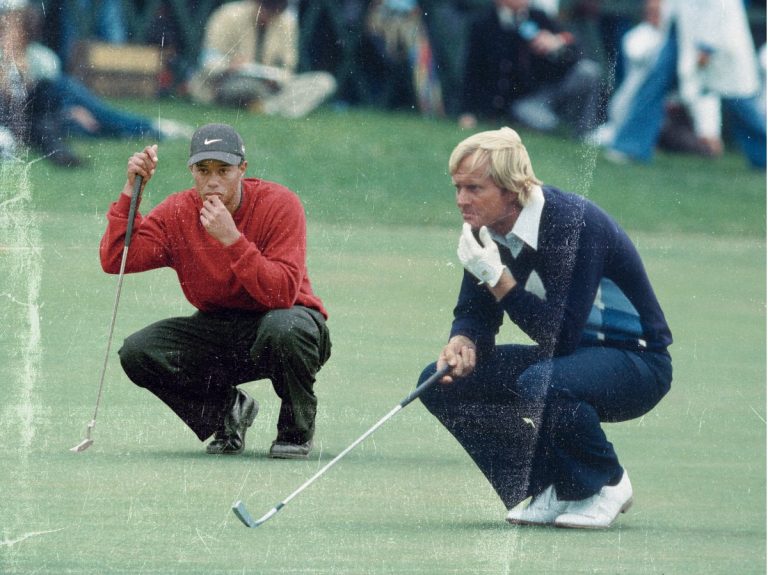 Tiger Woods y Jack Nicklaus lideran “The Open for the Ages” tras la 3a ronda