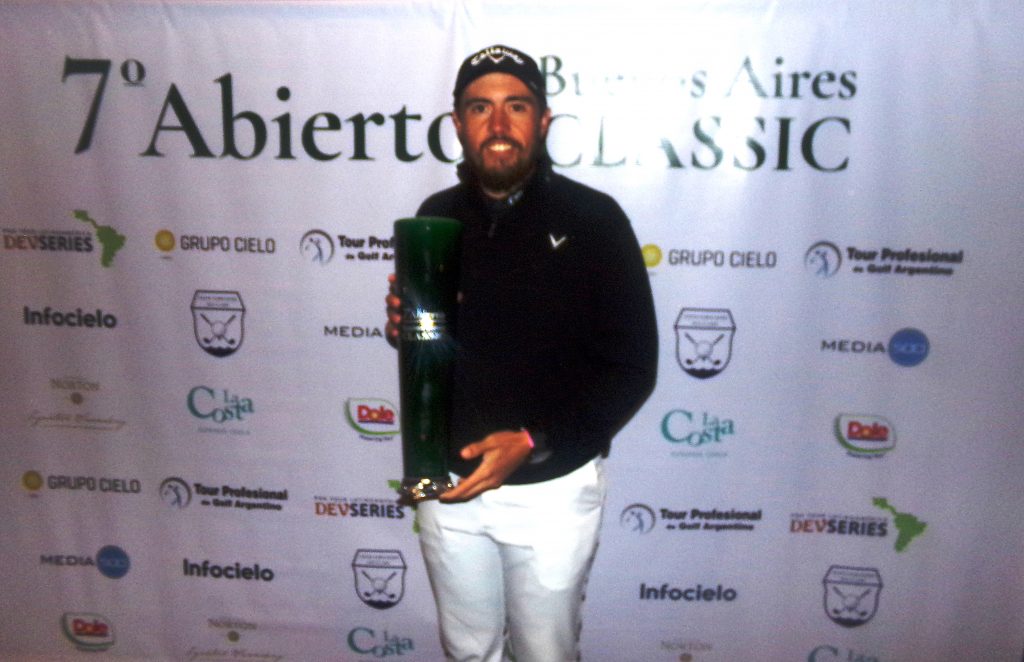 Andrés Gallegos ganó el Abierto Buenos Aires Classic del Development Series del PGA Tour LA