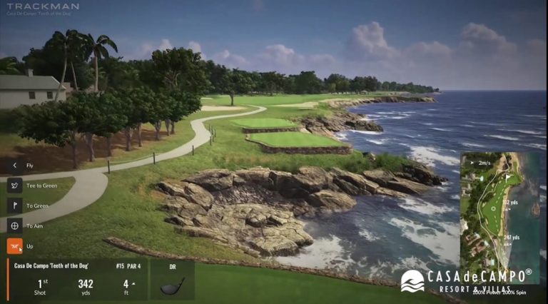 Casa de Campo se asocia con TrackMan para incorporar en los simuladores a dos de sus joyas