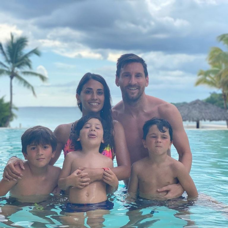 Lionel Messi eligió Casa de Campo para sus vacaciones en familia