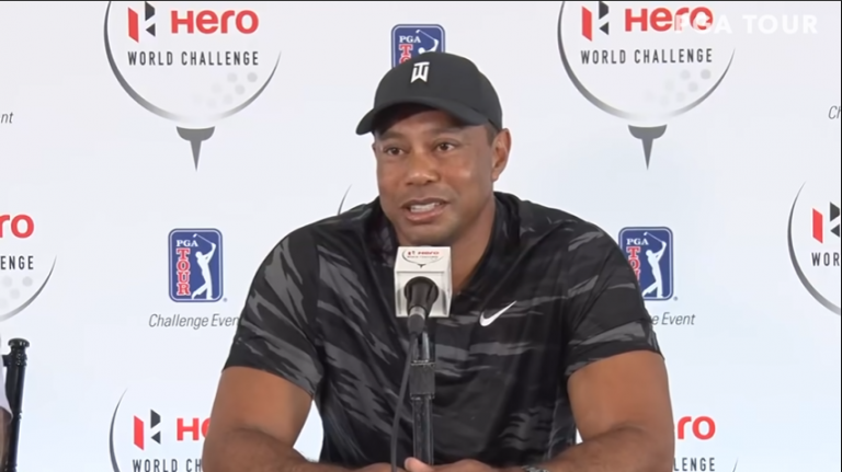 Tiger Woods hace su primera aparición para el Hero World Challenge