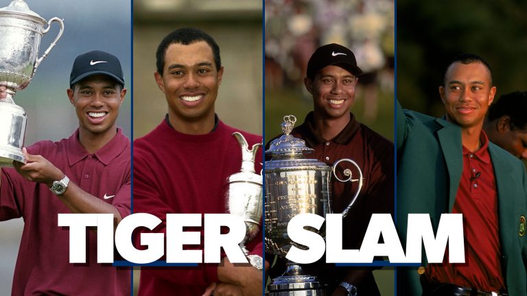 Los palos del "Tiger Slam" fueron subastados por más de 5MM$