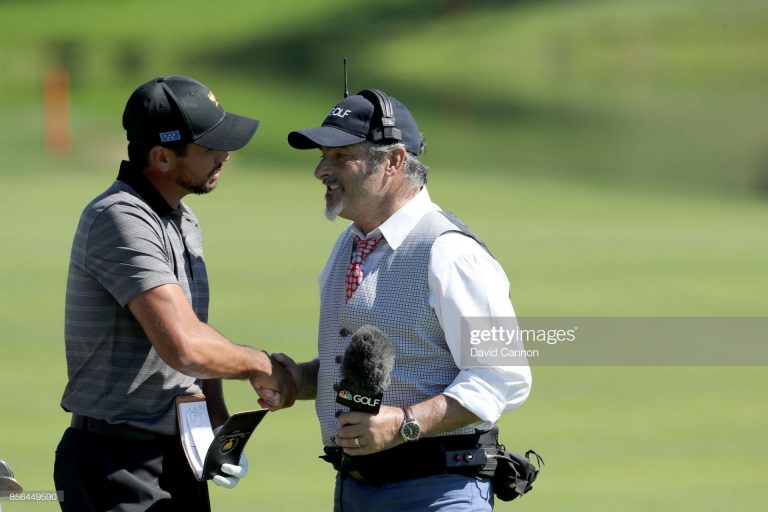 El famoso comentarista David Feherty, a LIV Golf