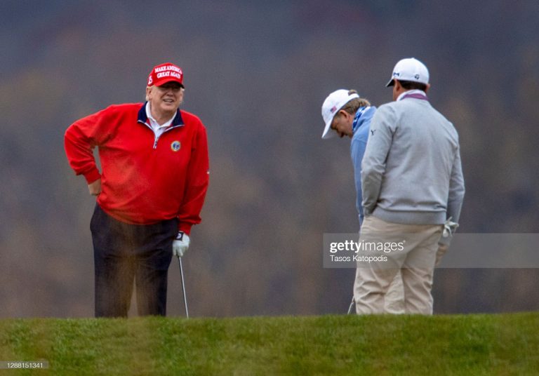 Donald Trump, en lista para el Pro-Am del LIV Golf Invitational en Bedminster