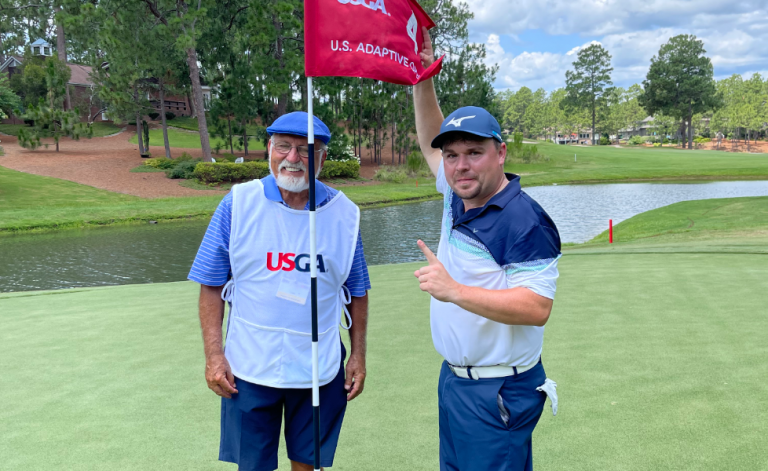 ¡Primer hoyo en uno en el U.S. Adaptive Open!