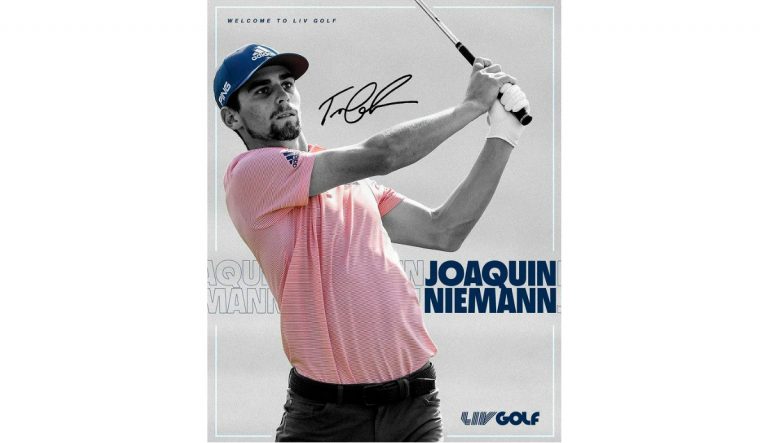 Presentan a Joaquín Niemann en LIV Golf junto a otras cinco estrellas