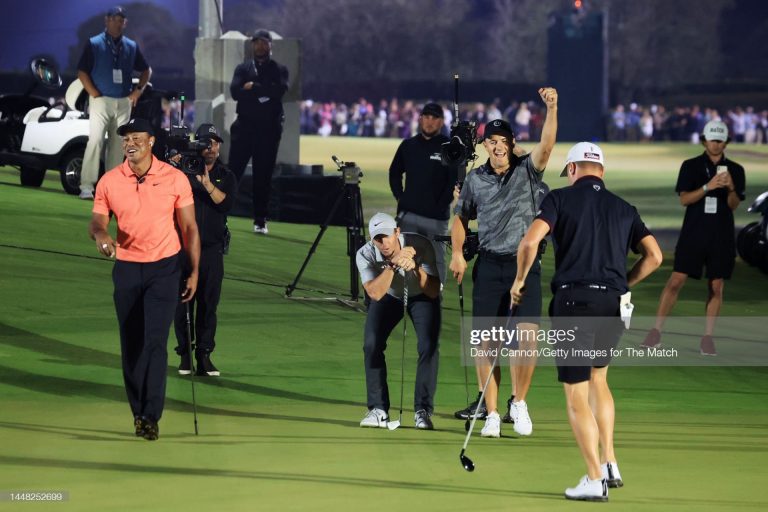 Jordan Spieth y Justin Thomas se imponen a Tiger Woods y Rory McIlroy en el The Match