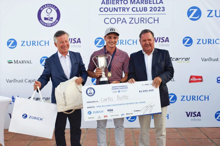 ¡Campeón! Carlos Bustos ganó el Abierto de Marbella