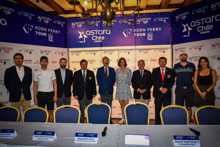 Cristóbal Del Solar, la estrella en la rueda de prensa inaugural del Astara Chile Classic
