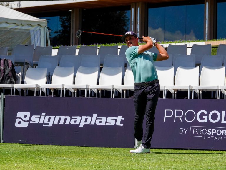 Agustín Errázuriz y Carlos Bustos, de buen inicio en el Inter Rapidísimo Golf Championship