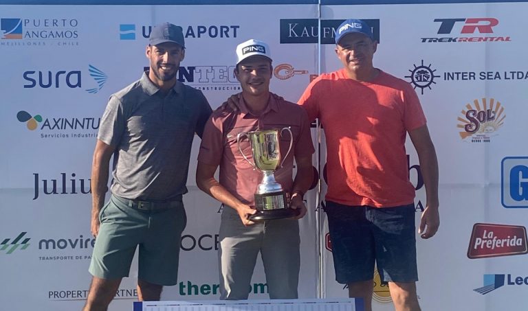 ¡Campeón! Carlos Bustos celebró en el Abierto Autoclub Antofagasta 2023