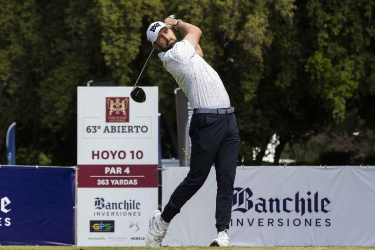Cristóbal Del Solar partirá a la ronda final del Abierto Los Leones como único líder