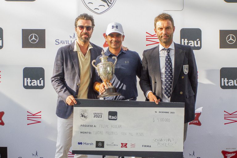 Felipe Aguilar, flamante campeón del Abierto del Club de Polo 2023