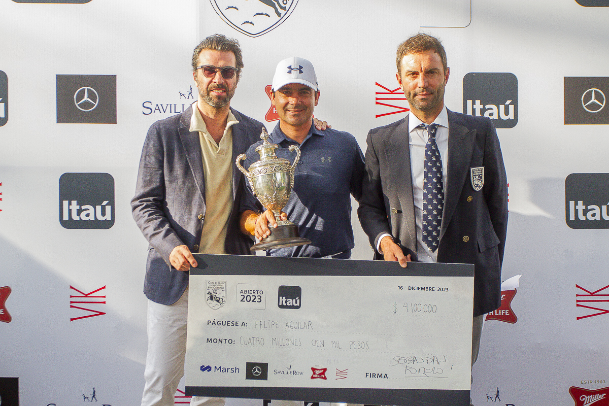 Felipe Aguilar, flamante campeón del Abierto del Club de Polo 2023